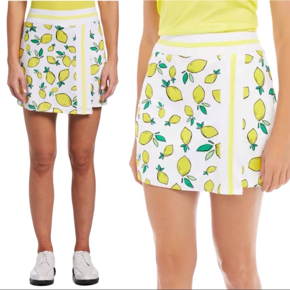 PGA TOUR Rare Lemon Print Wrap Golf Skort *LIKE NEW* XL